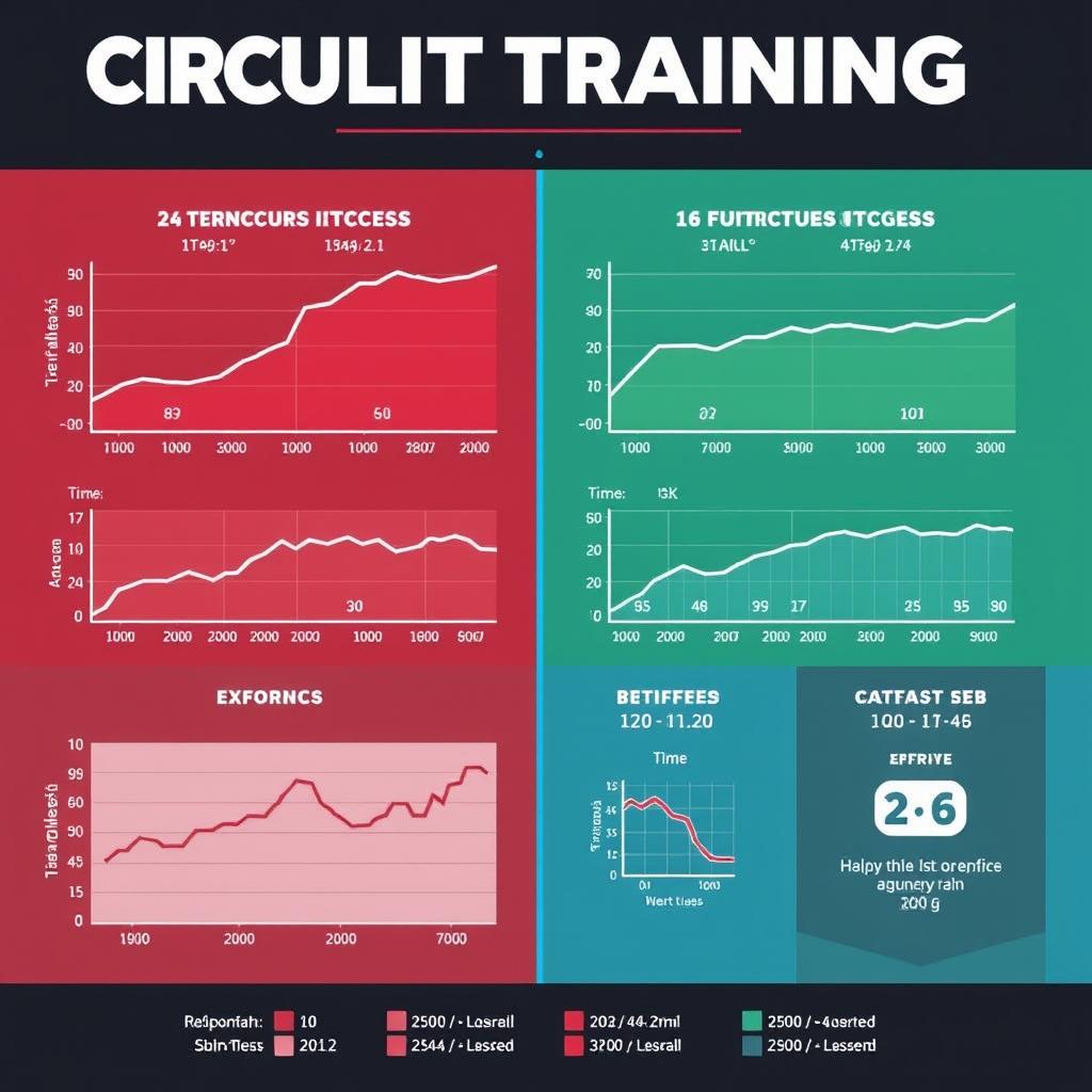Grafik intensitas latihan circuit training