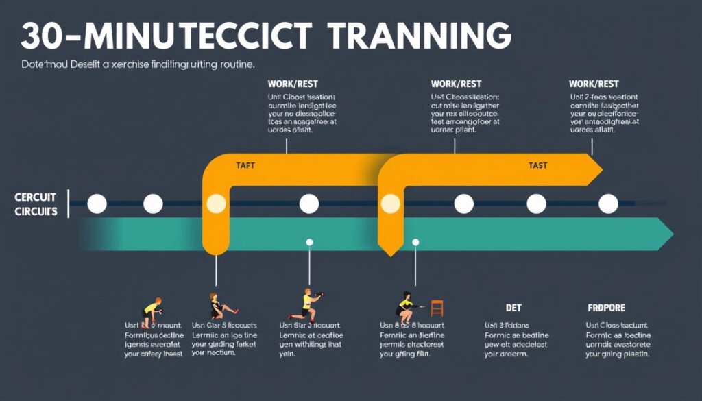Ilustrasi rutinitas circuit training 30 menit