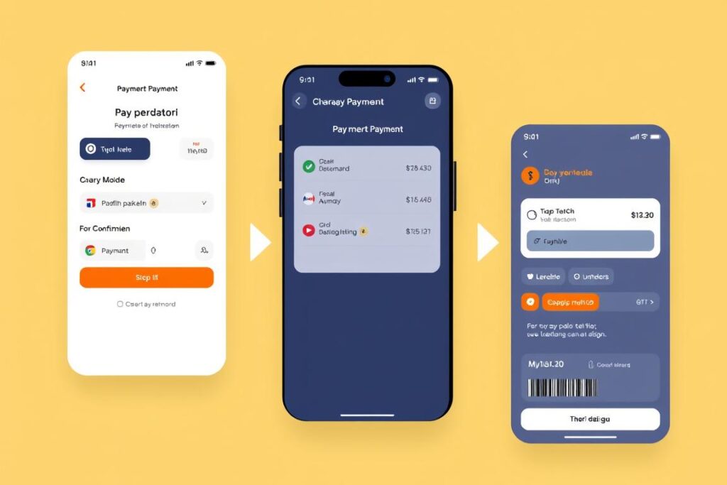 Tampilan user interface pembayaran digital yang optimal untuk meningkatkan transaksi bisnis Tampilan user interface pembayaran digital yang optimal untuk meningkatkan transaksi bisnis