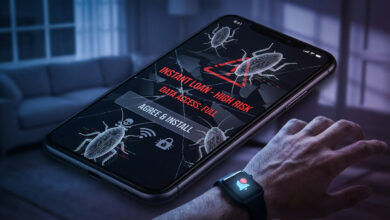 aplikasi pinjol ilegal malware Android