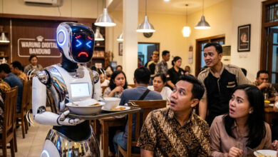 robot servis Bandung AI error