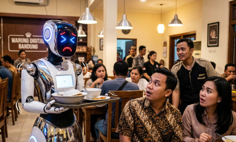 robot servis Bandung AI error